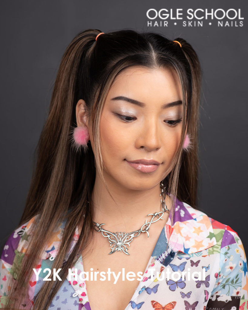 trying this cyber y2k hairstyle 💫 #akiahhh_ #edges #edgestutorial #ed, Y2K Hairstyles