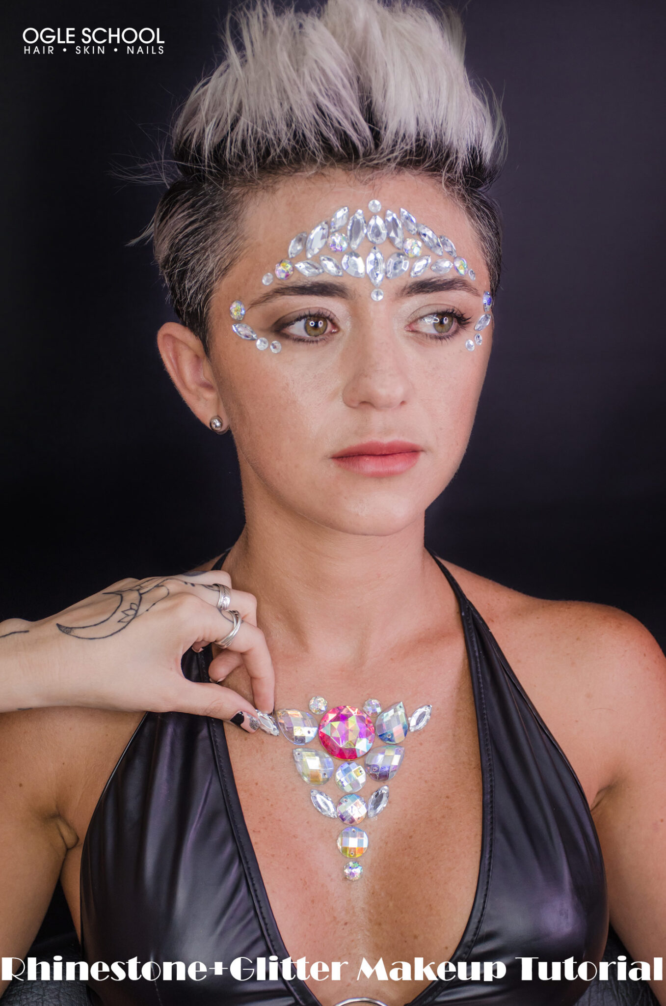 How to Create a Rhinestone Makeup Look for Any Skill Level