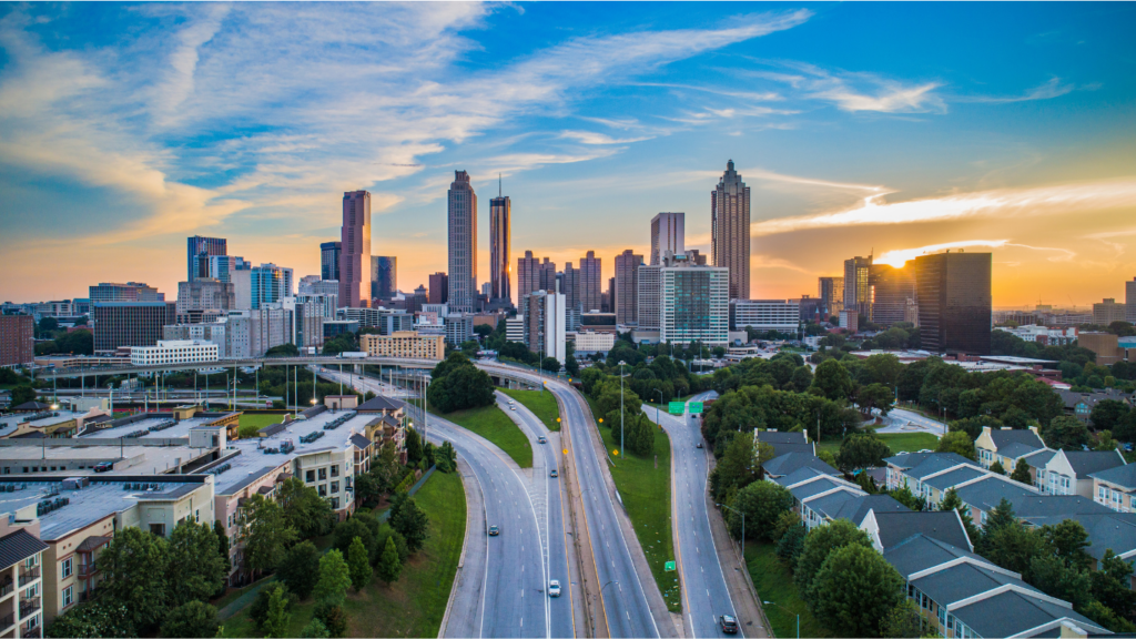 Atlanta City Skyline